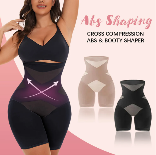 🔥Summer Promotion 49% OFF -💝2024 New Cross Compression High Waisted Shaper