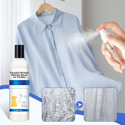 🔥 Ultimo Giorno di Promozione: 49% di Sconto - Spray Portatile Rilascia Pieghe per Vestiti