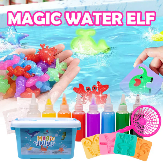 🎉 SALDI DI NATALE 49% DI SCONTO 🎉  Elf Acquatici Magici, Set di Giocattoli Sensoriali in Gel d’Acqua Fatti a Mano per Bambini 🦀🐟