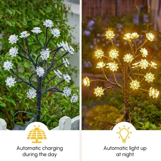 🎄Early Christmas Sale-48% OFF🎁Outdoor Waterproof Cherry Blossom  Multicolor Solar Garden Lights🎉Buy 2 FREE SHIPPING!