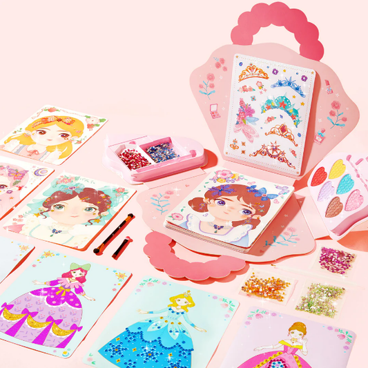 🔥Vendita Calda Sconto del 49%💅Set Gioco Fantasy 3-in-1 Principessa con Vestito e Trucco💝