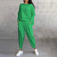 ✨2024 Nuovi prodotti💖 Set due pezzi a maniche lunghe con pantaloni a girocollo