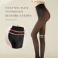 Gambe Impeccabili Traslucido Collant Elastici Foderati In Peluche Caldo