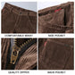🔥Offerta per un periodo limitato: 49% DI SCONTO🔥Pantaloni da uomo in velluto a coste dalla vestibilità classica: acquistane 2 e avrai la spedizione gratuita
