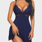 🔥Sconto di Capodanno🔥Abito da notte donna sexy in pizzo con spacco e decorazione a fiocco