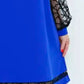 💖 Saldi Limitati al 50% di Sconto 💖 Abito Patchwork a Girocollo da Donna