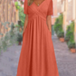 🍀 ULTIMO GIORNO DI SALDI: 50% DI SCONTO 🍀 Abiti Lunghi da Donna con Scollo a V e Maniche Corte