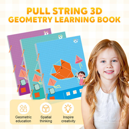 🔥Vendita limitata del 50%🎈Libro di apprendimento della geometria 3D con la corda da tirare