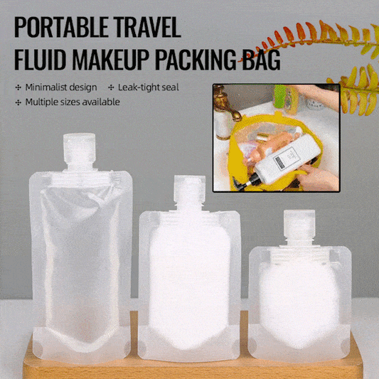 🔥Vendita limitata del 50%🌷portatile viaggio fluido trucco sacchetto di imballaggio (10 Pz）