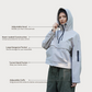 🍂Saldi autunnali 50% di sconto🍁🌧️💧Giacca impermeabile 3 in 1 da donna – Pioggia, vento e freddo, tutto coperto